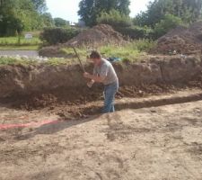 Fouille pour fondation