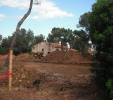 Chantier arrêté pour cause d'innondations torrentielles
