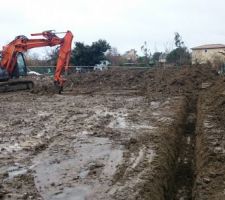 Terrassement des fondations
