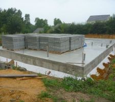 Drainage stoppé au 2/3 car manque de gravier !