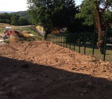 Futur potager (en bas du talus)
