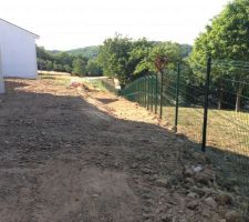 Chemin qui mène au potager