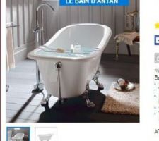 Baignoire rétro pour nos filles