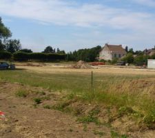 Une vue du Lotissement où les travaux commencent