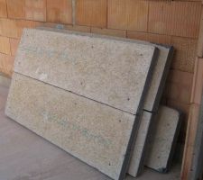 Isolation à placer sur les parties exposées à l'air (au-dessus de la terrasse)