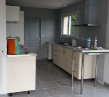 Cuisine en cours de montage