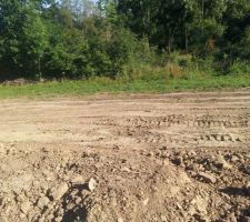 Notre terrain en pente
