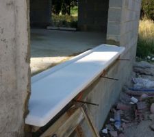 Les seuils sont pos&eacute;s. Peut-&ecirc;tre une erreur d'avoir choisi blanc.
la suite des travaux me le confirmera....