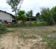 Le terrain après préparation