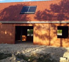 Remblaiement contour de la maison  terminé
