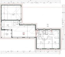 Plan (final sauf baies chambres et aménagement intérieur à reprendre lors du cloisonnement)