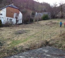 Le terrain le jour de la signature