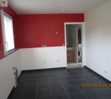 Carrelage et plinthe terminés