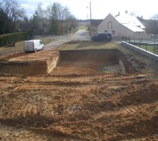 Voici le decapage du terrain