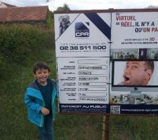Panneau permis de construire