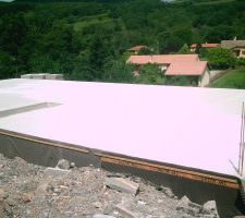 La 2ieme dalle est coul&eacute;e!