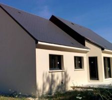 Enduit façade arrière