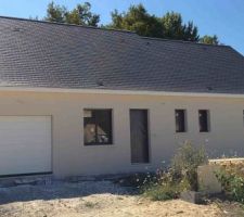 Enduit façade avant