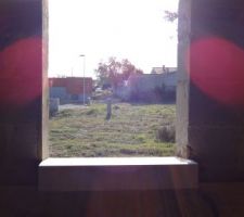 Appuis de fenêtre SDB en place