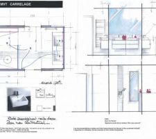 Projet salle d'eau pour chambre parentale