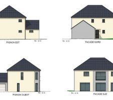 Plans des façades