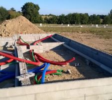 Pas notre maison mais une autre maison du même constructeur juste à l'étape précédente