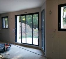 Fin pose des cloisons