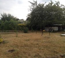 Terrain avant début des travaux