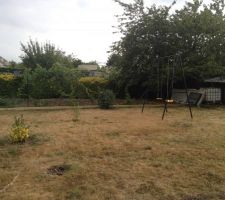 Terrain avant début des travaux