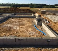 Vide sanitaire d'une hauteur de 0,40 non accessible