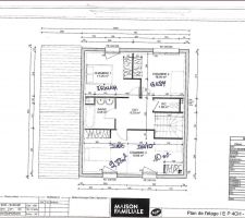 Plan de base 1er étage avant modification