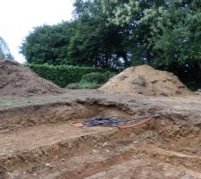 Fin de travaux de terrassement.