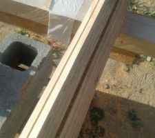 Préparation des angles sortants du bardage