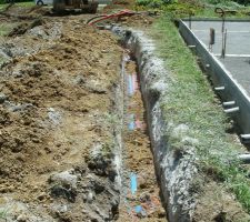 Passage des gaines techniques eau &eacute;lec tel