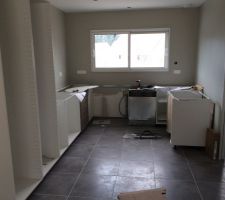 Cuisine en cours de montage