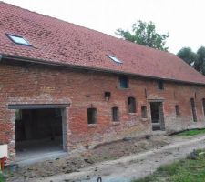 Pose des velux à l'avant