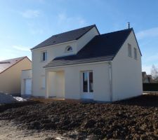 Le temps passe si vite, voilà à quoi ressemblait notre maison à la réception !! Encore du chemin de parcouru