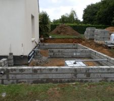 Montage du vide sanitaire