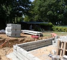 Montage du vide sanitaire