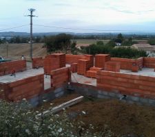 - Vue plongeante future terrasse au Sud