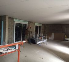 Vue plafond fini salon
