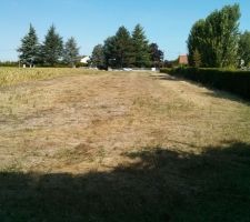 Photo du terrain cot&eacute; sud