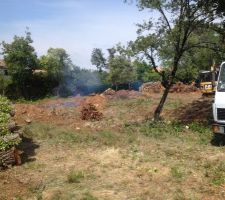 Vue vers le Nord, le voisin est content, il aura plus de lumi&egrave;re!