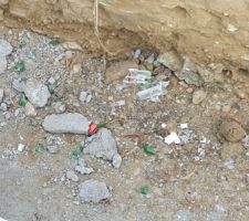 Petit "oubli" des ouvriers qui ont réalisé le vide sanitaire et la dalle
