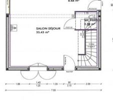 Voici le plan de l'tage