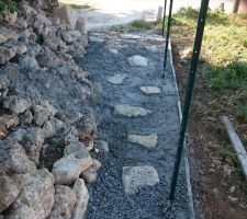 Le chemin entre la voisine et nous.
