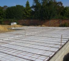 Préparation dalle avant coulage