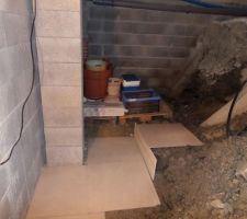 Rangement vide sanitaire