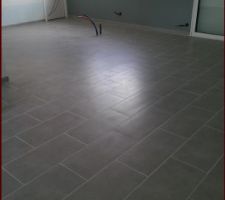 Pose du carrelage super genial.bon travail encore