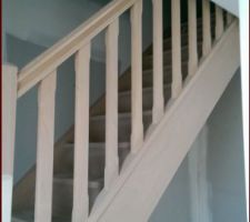 Pose de l'escalier